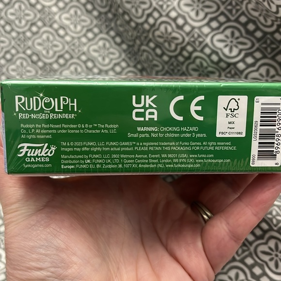 NIB Funko Rudolph The Red Nosed Reindeer Snowstorm Scramble Game - Picture 4 of 4